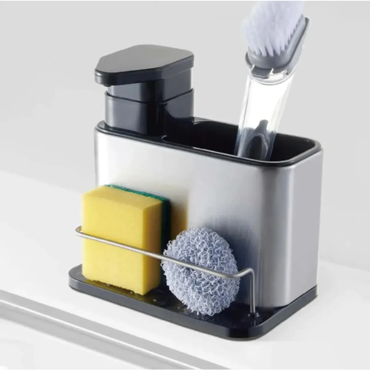Dispensador de Jabón Líquido y Escurridor, marca GENERICO - Foto Principal