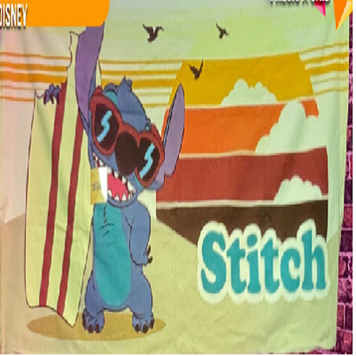 GENERICO - Toalla de Playa Infantil Lilo & Stitch.