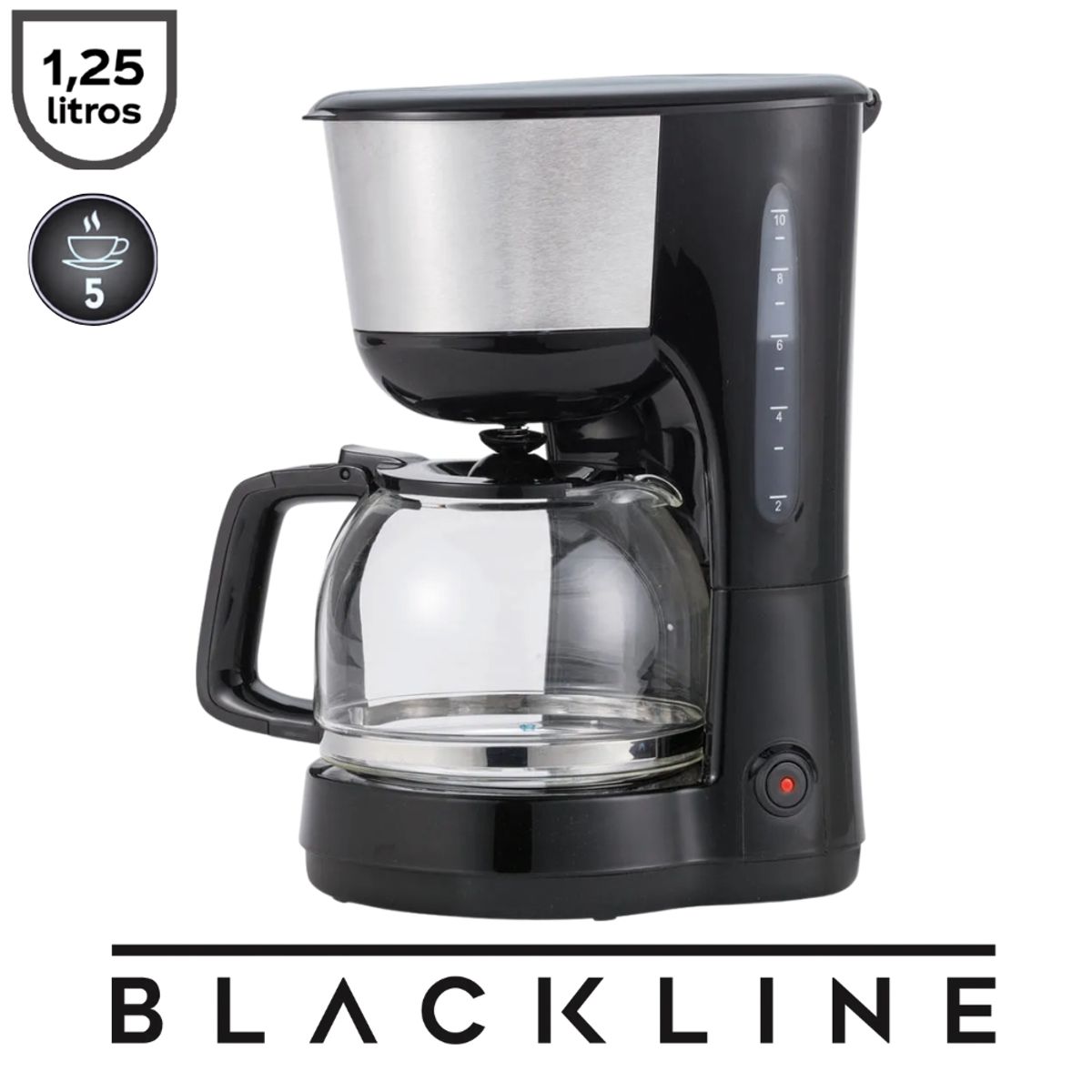 BLACKLINE - CAFETERA BLACKLINE 125LT COLOR NEGRO MOD CM4313A-CB