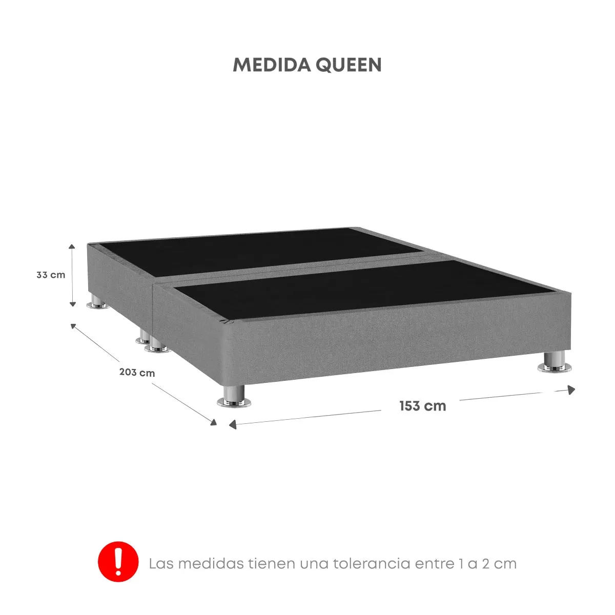 FORLI - Dormitorio Igneo Plata Queen