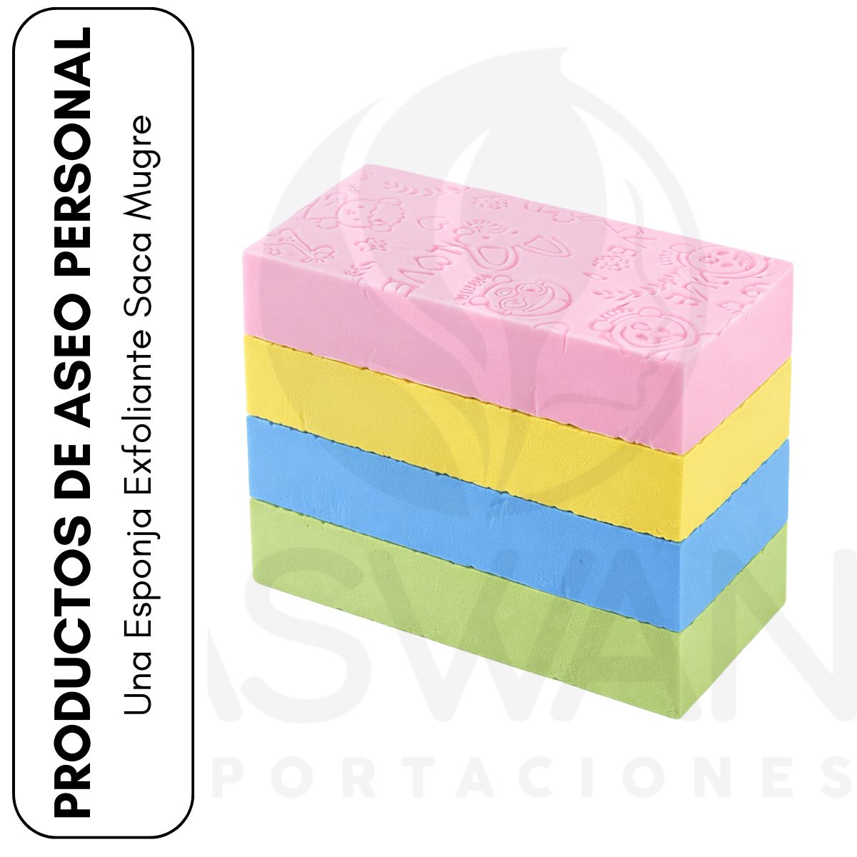 GENERICO - Una Esponja Exfoliante Saca Mugre
