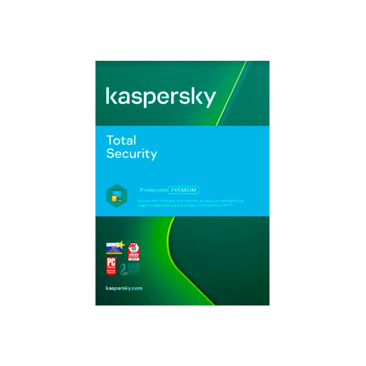 KASPERSKY - ANTIVIRUS KASPERSKY TOTAL SECURITY PARA 10PC  12 MESES - P-N KL1949DUKFS