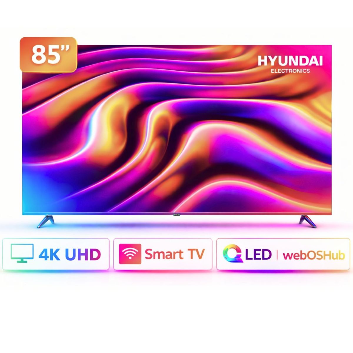HYUNDAI - Televisor Hyundai QLED 85 4K UHD webOS Modelo HYLED8502QW4KM