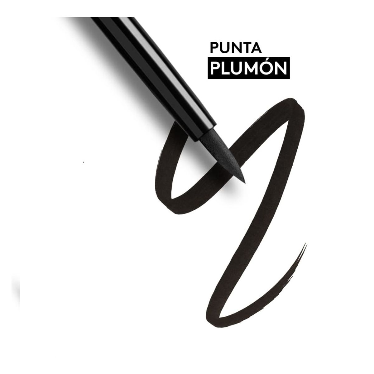 ESIKA - Delineador liquido punta plumón ésika negro a prueba de agua eye pro