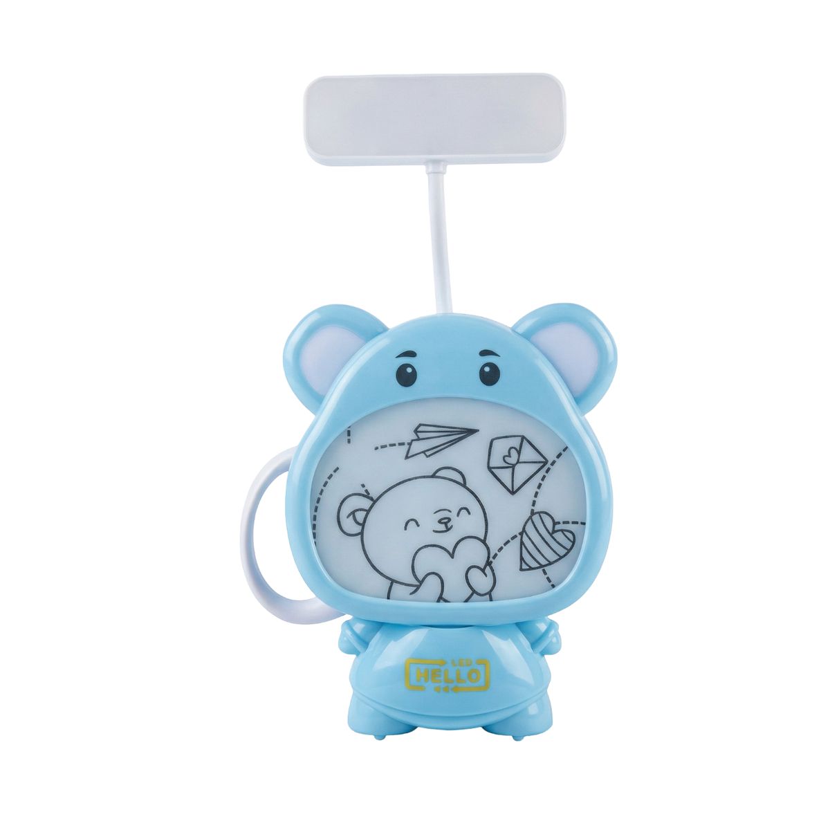 GENERICO - Lámpara De Noche Con Luz Led Infantil Diseño Hipopótamo Azul