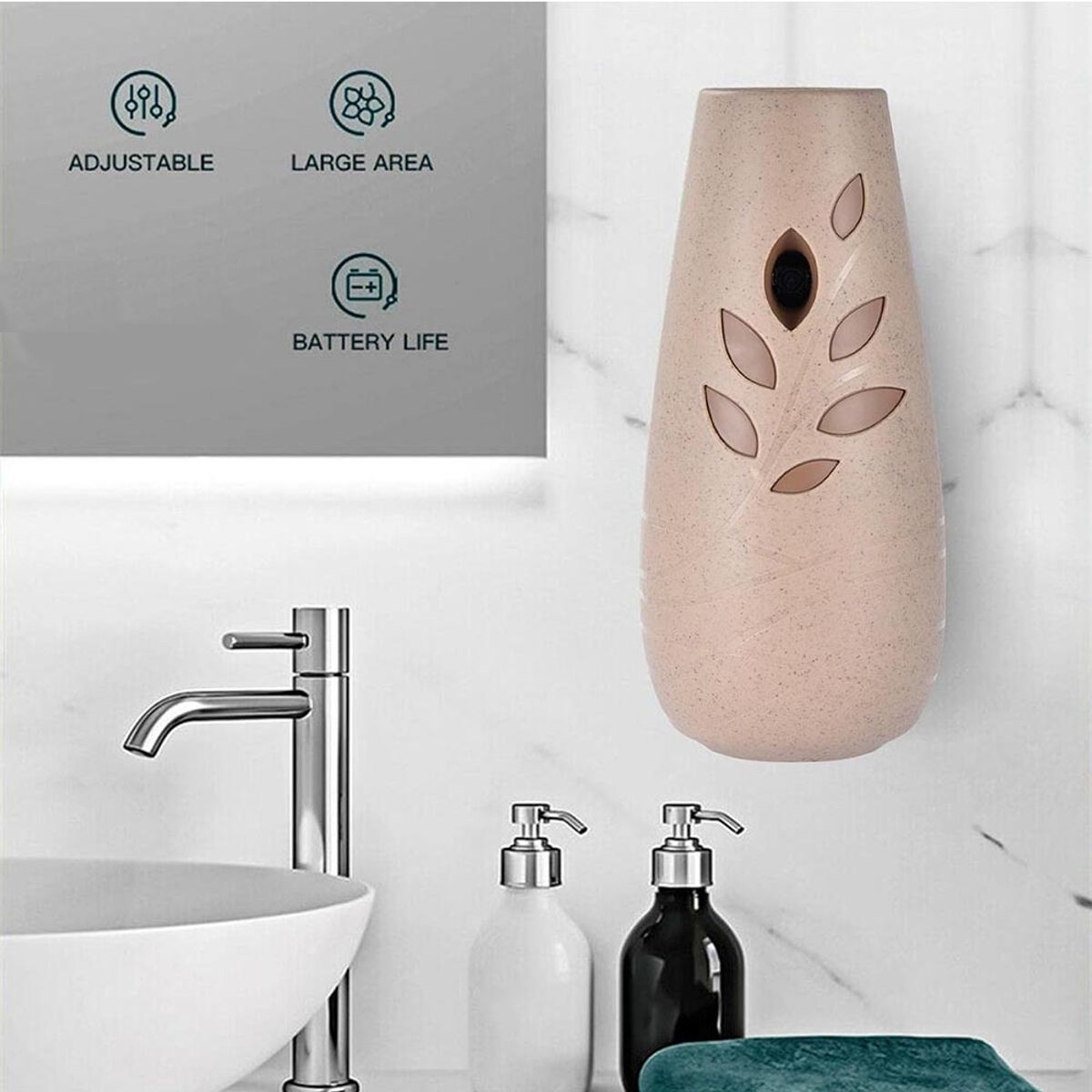 MN ELECTRONICS - Cámara Espía Tipo Ambientador Automático Wifi 1080P FullHD WC004 Detección de Movimiento