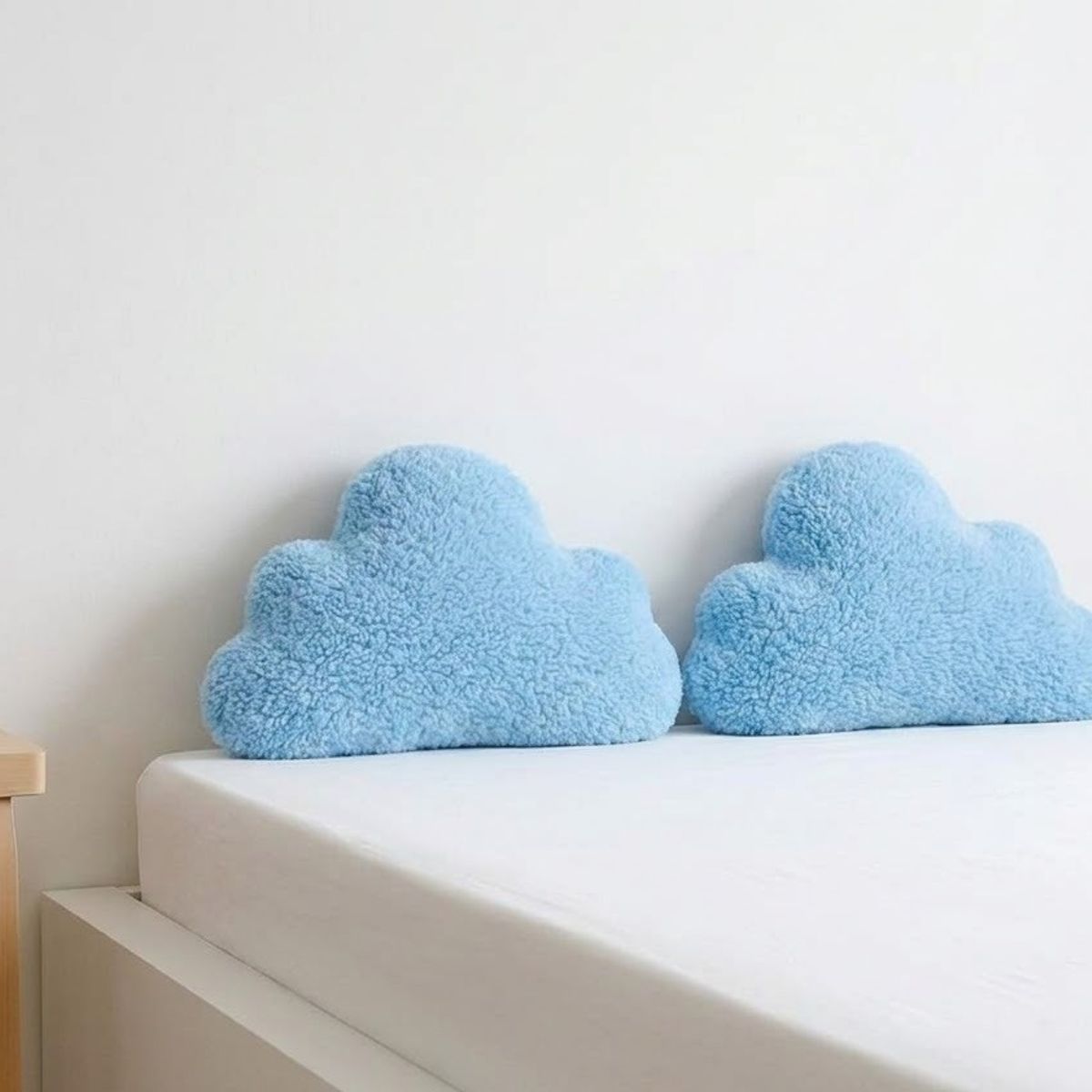 ZALMOHADAS - Pack 2 Cojines Celeste Nube Estilo Japandi Deco Home Baby