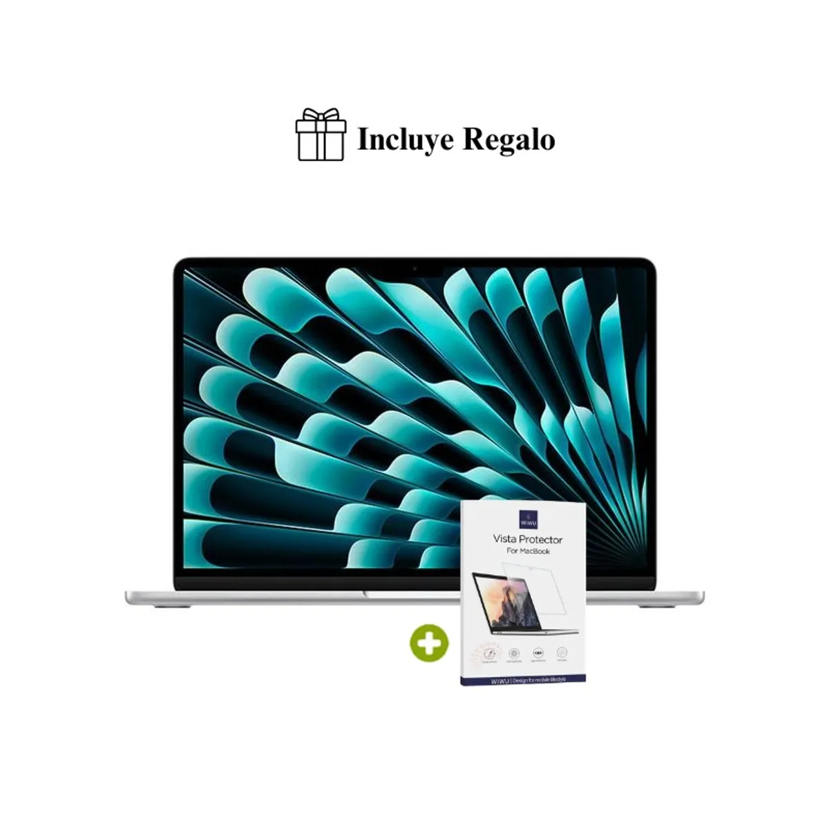 APPLE - Nueva MacBook Air M5 13” 16GB RAM + 512GB (Teclado Ingles) - Silver 2026 + Regalo