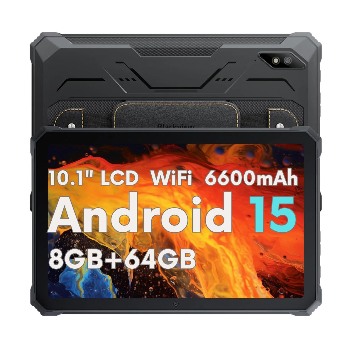 BLACKVIEW - Tablet Blackview Active 8 Pro 10.3” WiFi+4G 256GB 8GB RAM Negro