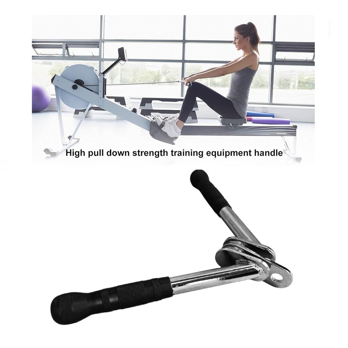 GENERICO - Agarre Barra De Polea V Con Giro 360 Grados Multifuncional