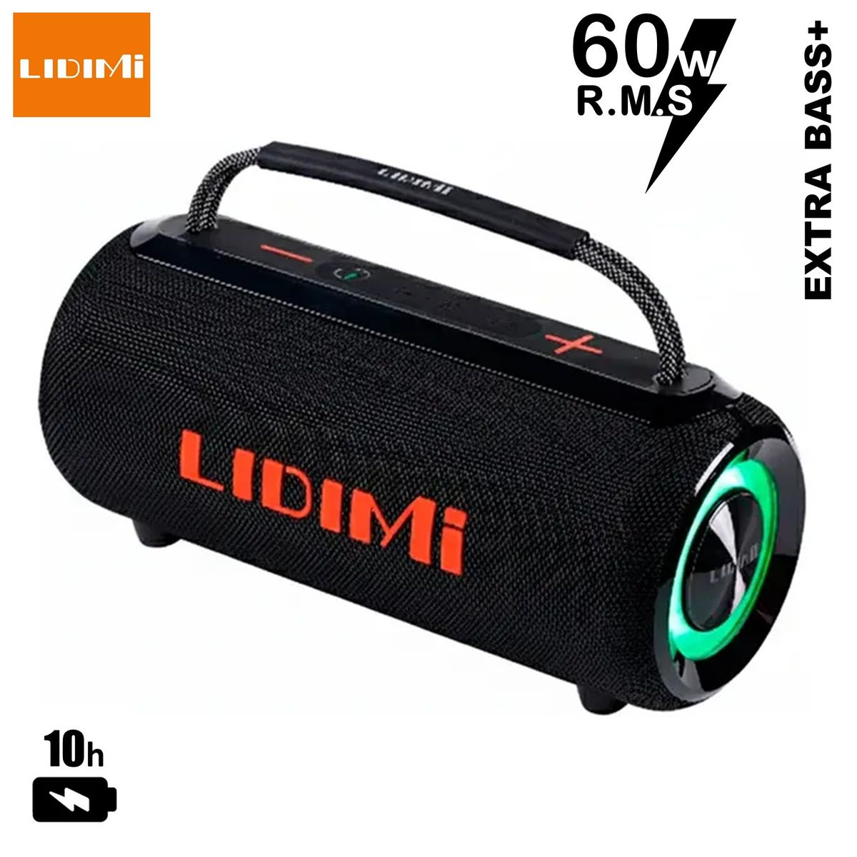 LIDIMI - Parlante Portátil Lidimi Ld-s033ac 60w Bluetooth Usb-TF 220V
