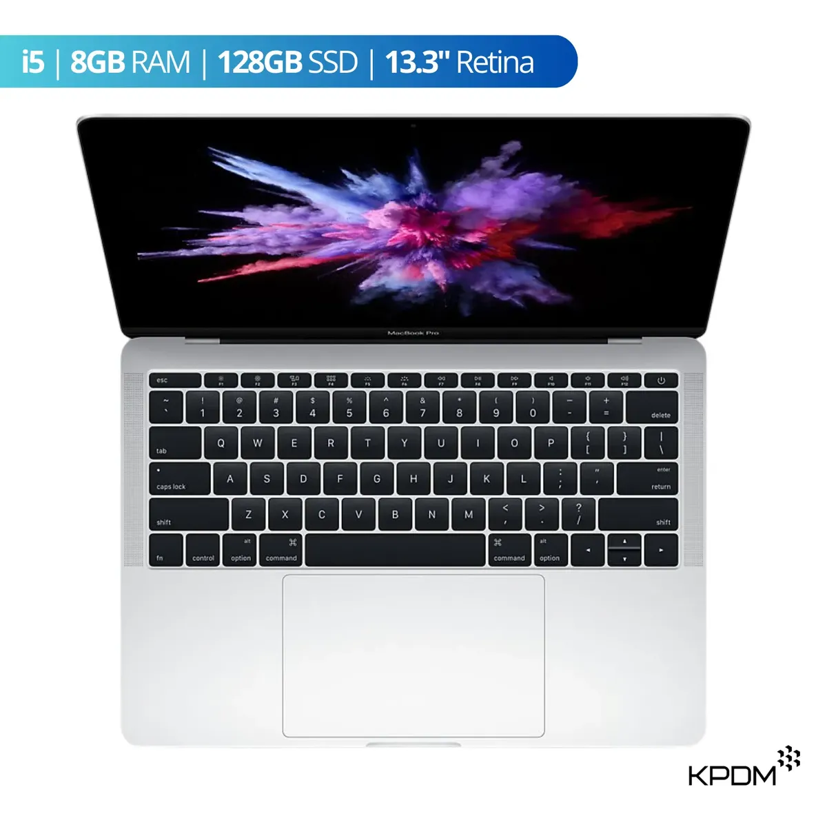 APPLE - MacBook Pro 2017 13.3” i5 8GB RAM + 128GB SSD Plateado Reacondicionado Grado A.