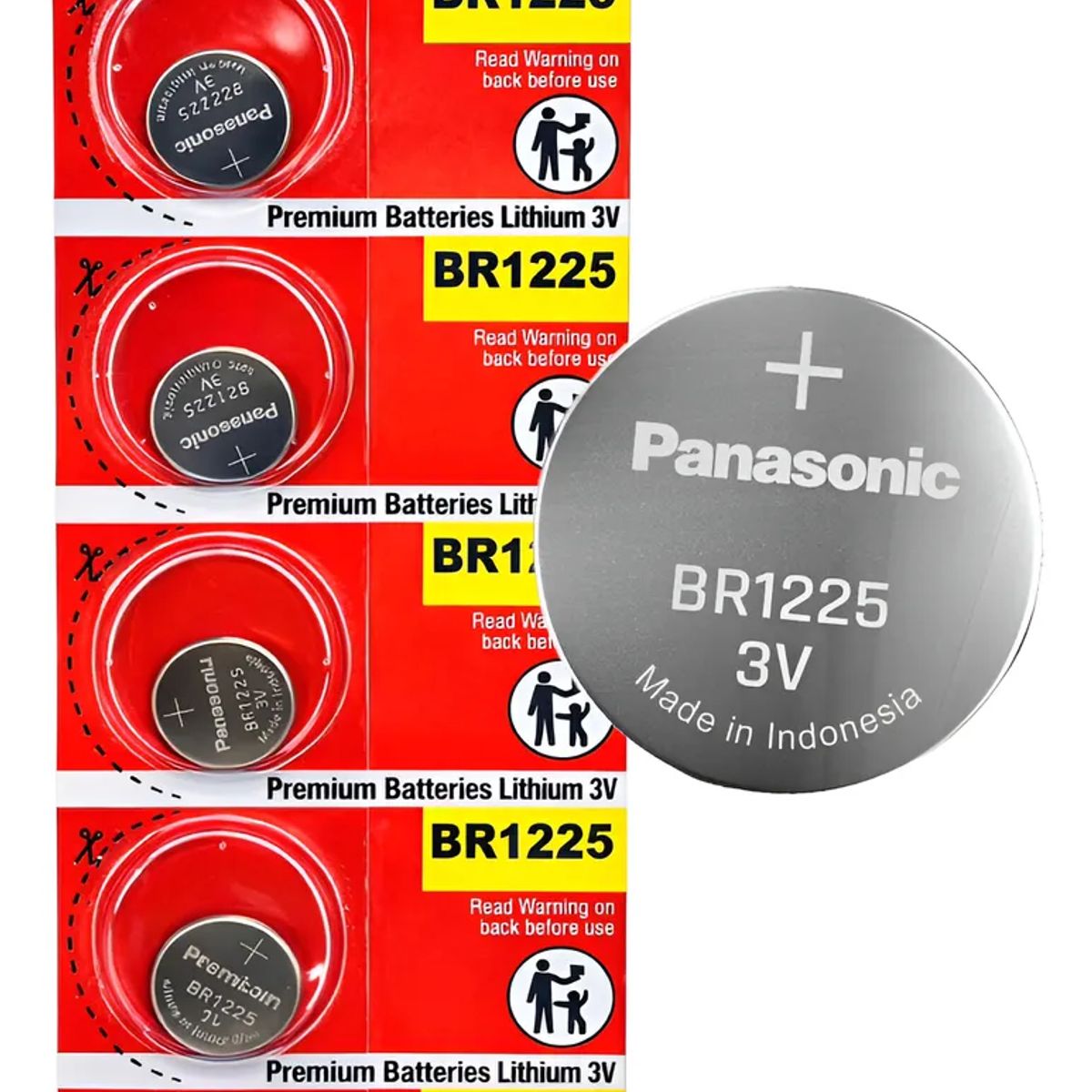 PILAS BR1225 PANASONIC(BLISTER X 5 UNID), marca Panasonic - Foto Principal