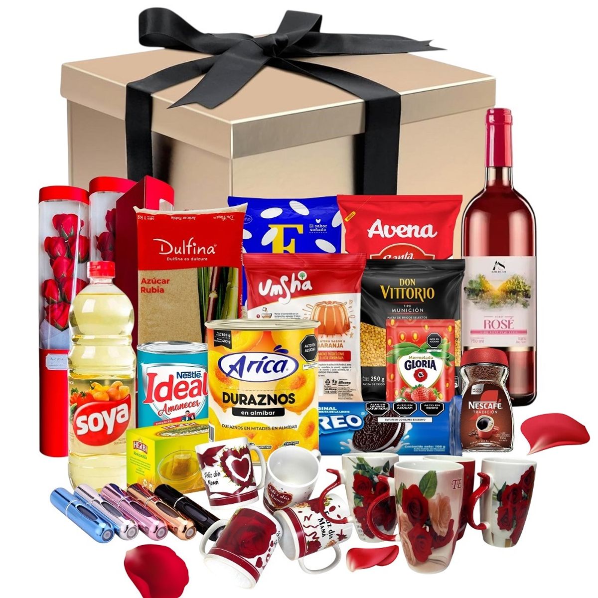 GENERICO - CANASTA DE VIVERES REGALOS POR TU DIA MAMA