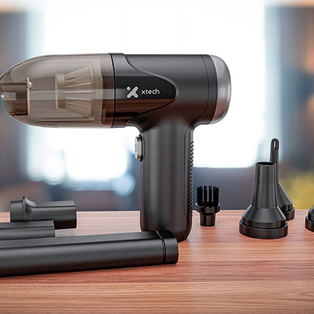 XTECH - ASPIRADORA PORTATIL 2 EN 1 CON 50000 RPM PARA ASPIRAR O INFLAR XTECH XTA-810