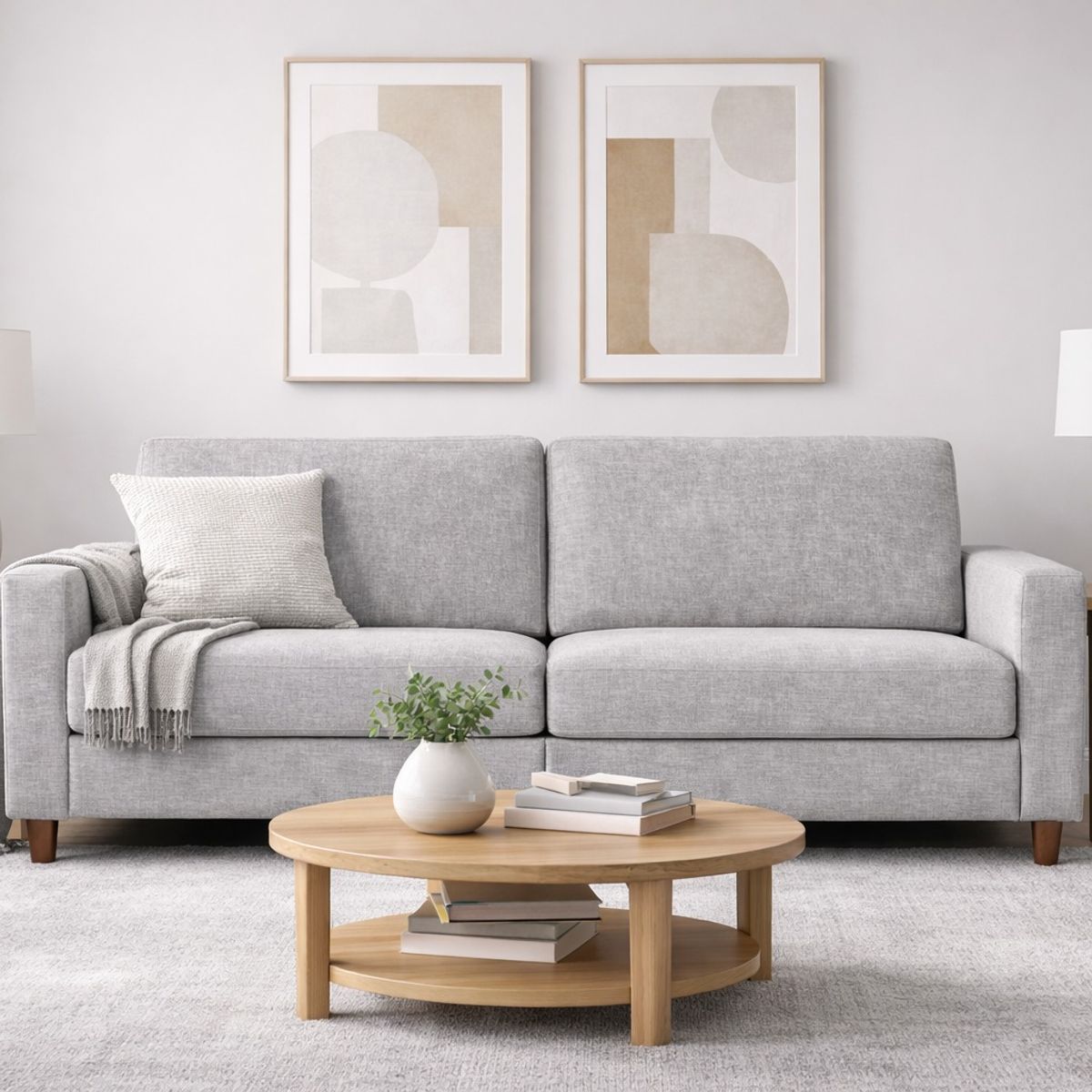 ARTSOFA - Sofá Tres Cuerpos Meridan Plata Antifluido