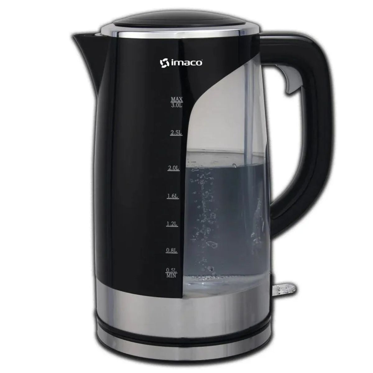 IMACO - Hervidor plastico 3.0lt NEGRO Imaco KE 3000