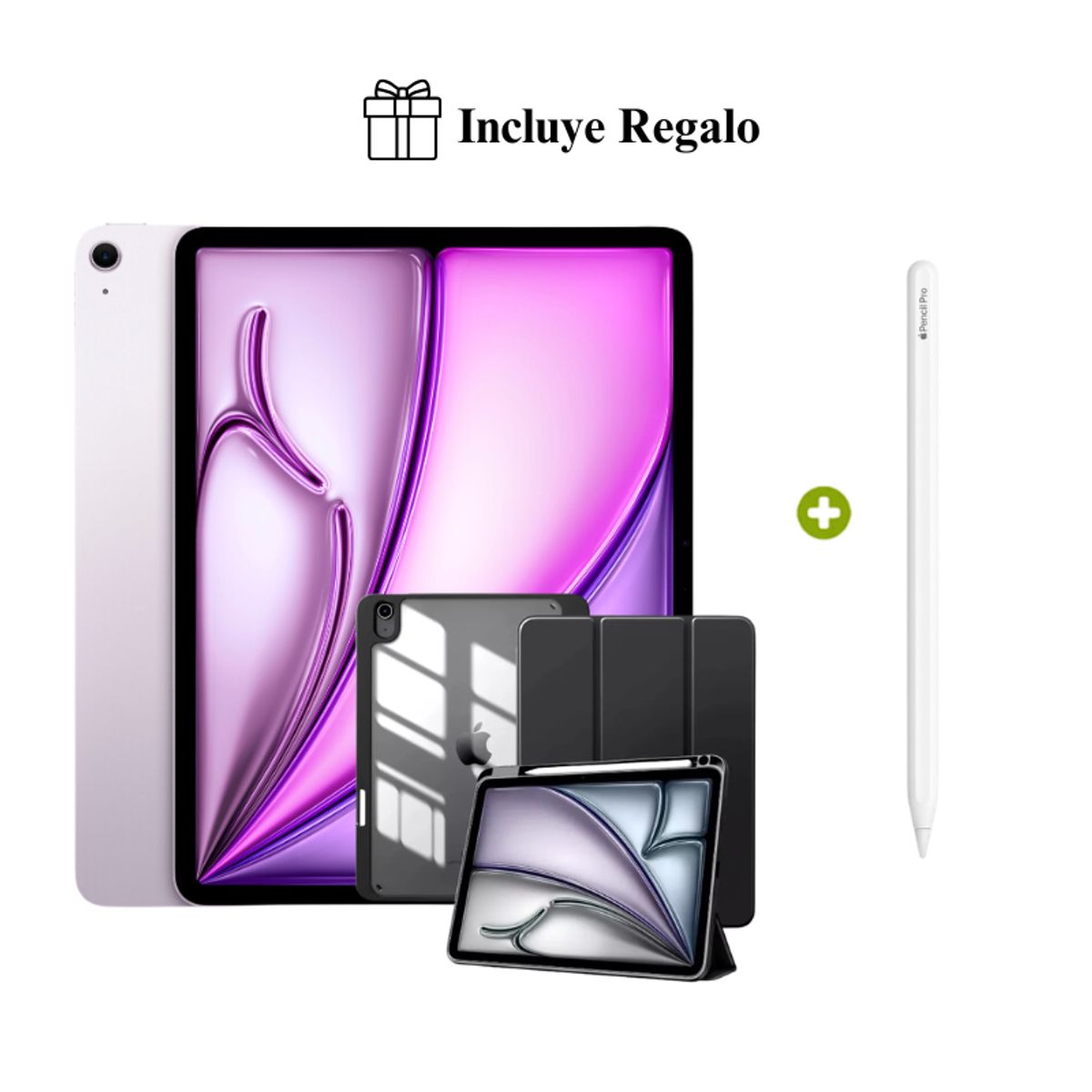 APPLE - Nuevo Apple iPad Air 11″ Chip M4 Wifi 256GB - Purple 2026 + Pencil Pro + Regalo