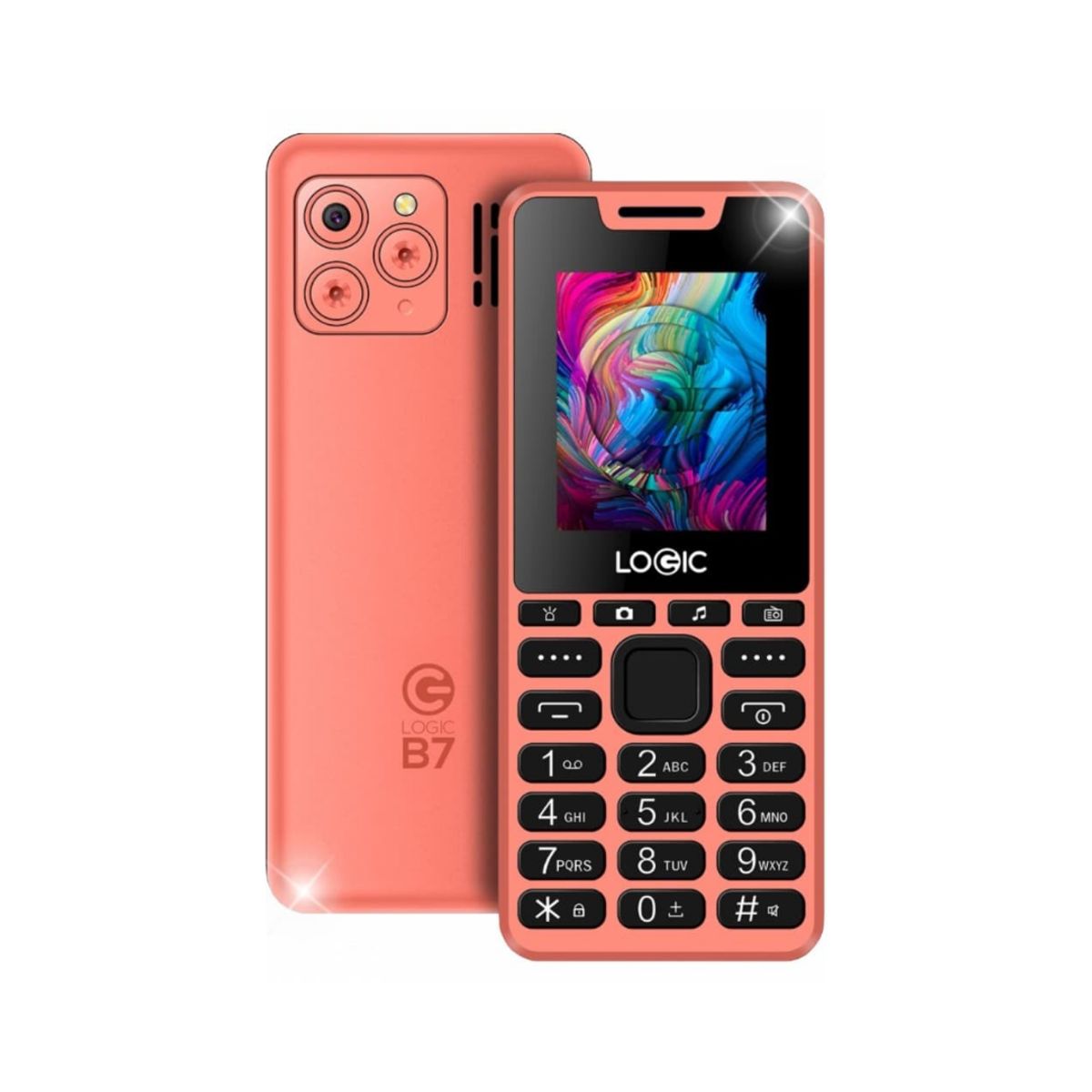 LOGIC - CELULAR BASICO LOGIC B7 2G DUAL SIM - MELON