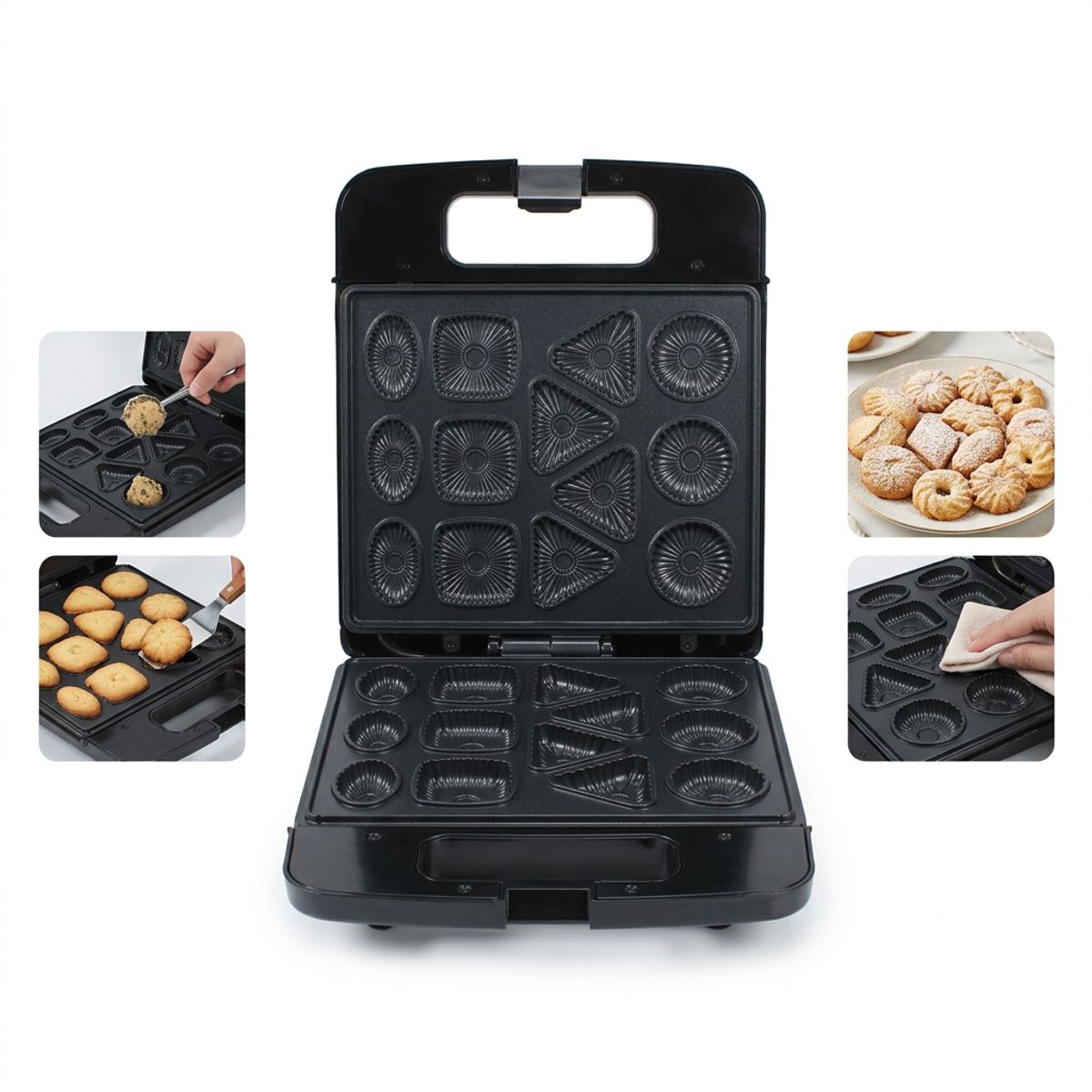 OEM - Horno Eléctrico Portátil para Galletas y Postres - Máquina 13 Cavidades Calidad Profesional