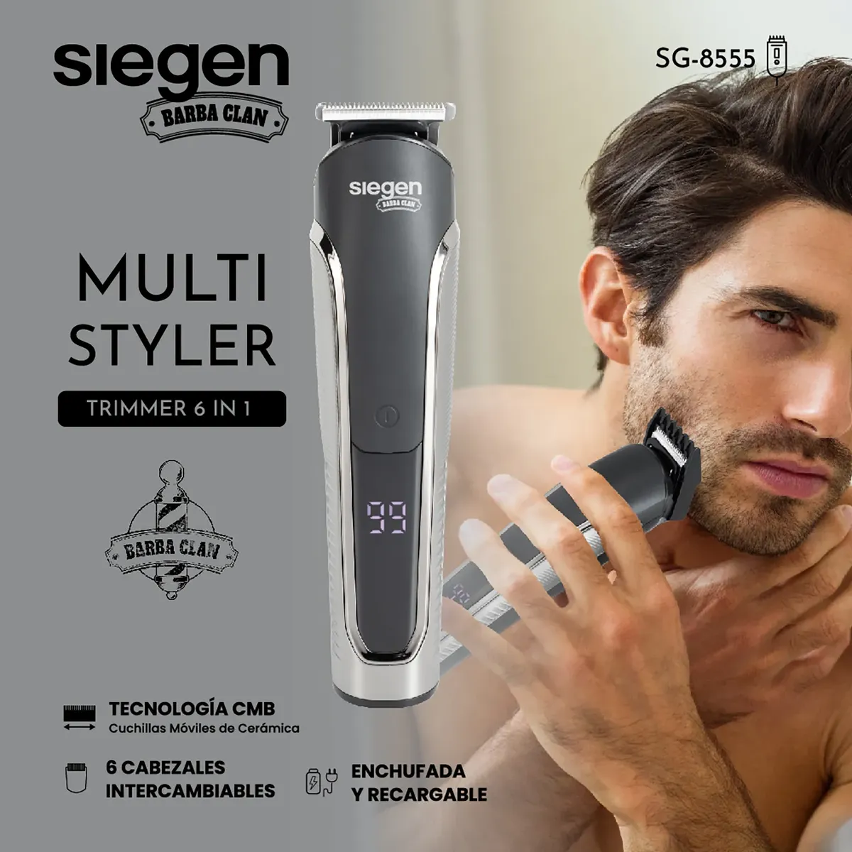 SIEGEN - Recortadora De Cabello Sg-8555
