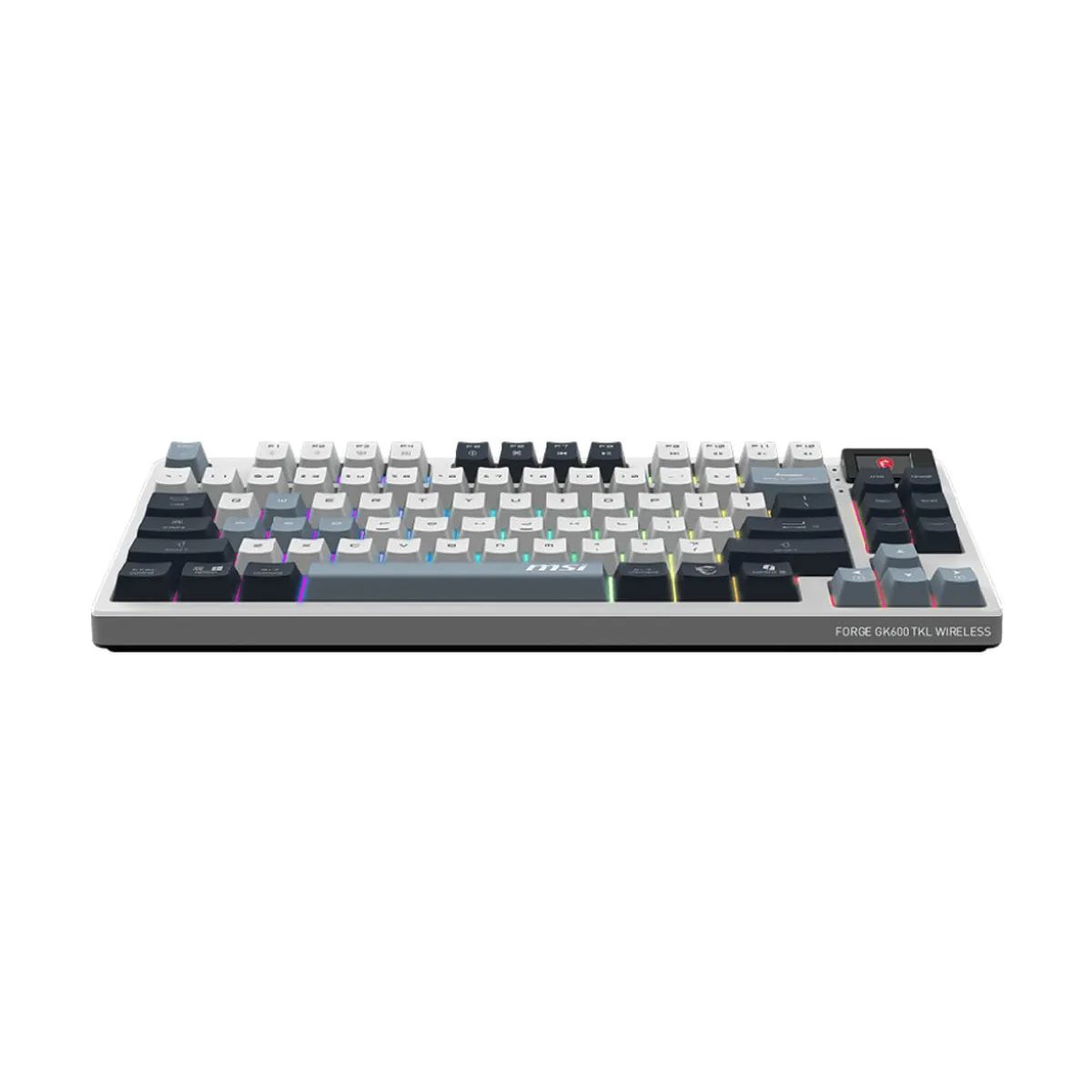 MSI - Teclado Gaming MSI Forge GK600 TKL Wireless Sky RGB