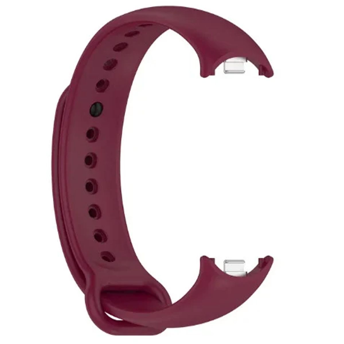 GENERICO - Correa Silicona Compatible con Xiaomi Mi Band 8 - Guinda