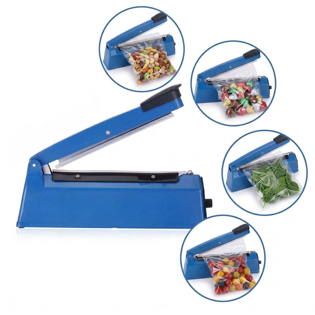 OEM - Selladora de Bolsas por Impulso 20cm - Máquina de Sellado Térmico para Plástico, Mylar y Kraft