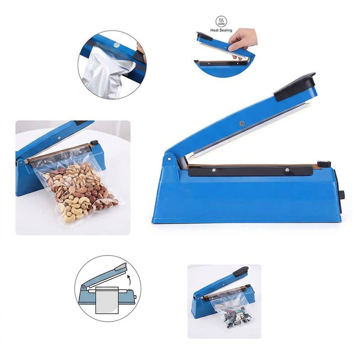 OEM - Selladora 30cm Manual de Bolsas Plásticas y Mylar - Herramienta de Empaque para Emprendedores