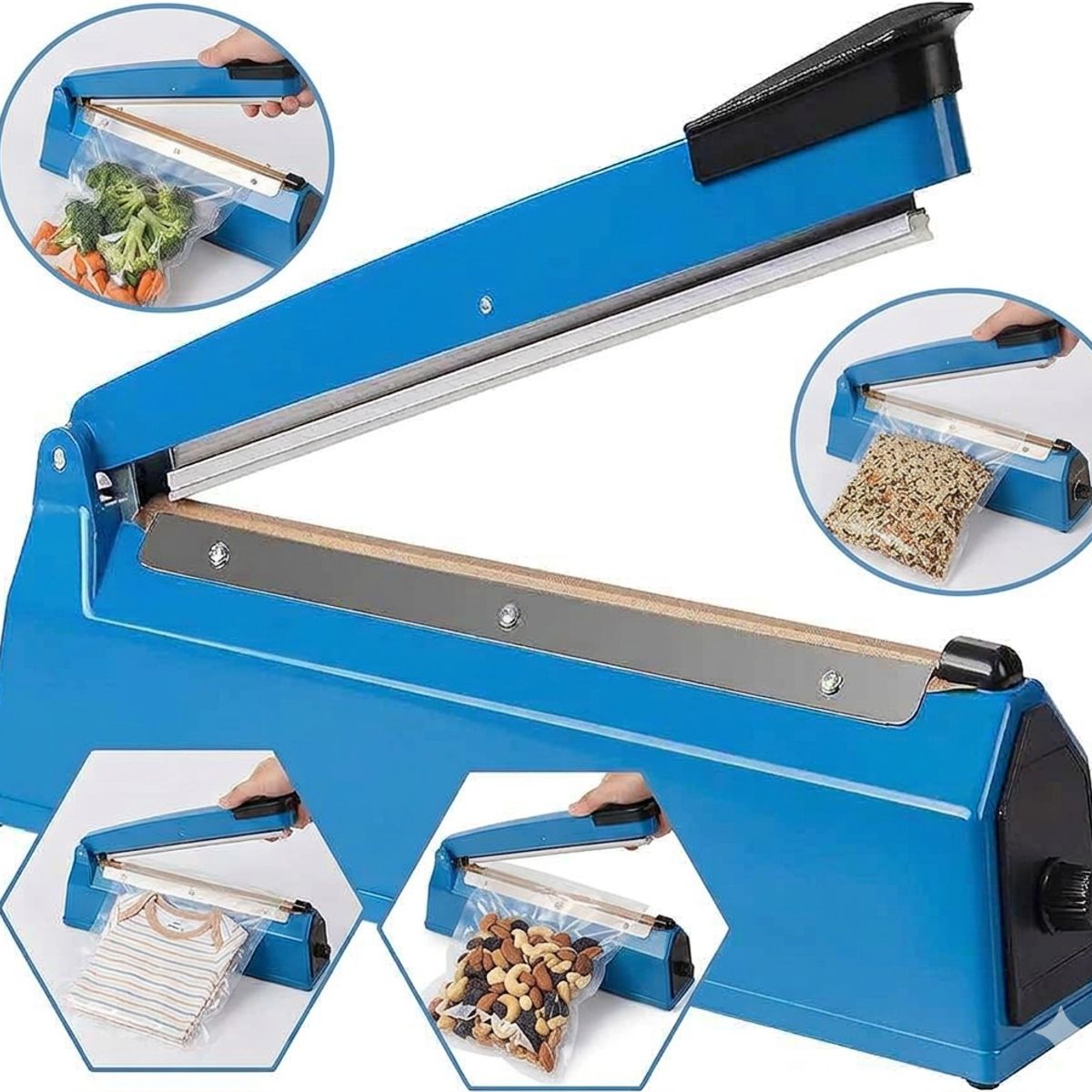 OEM - Selladora de Bolsas por Impulso 40cm - Máquina de Sellado Térmico para Plástico, Mylar y Kraft