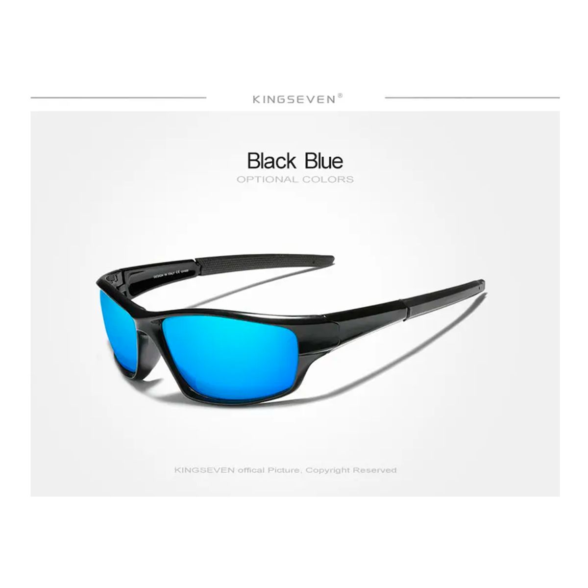 KINGSEVEN - Lentes de sol deportivo polarizado kingseven Con estuche