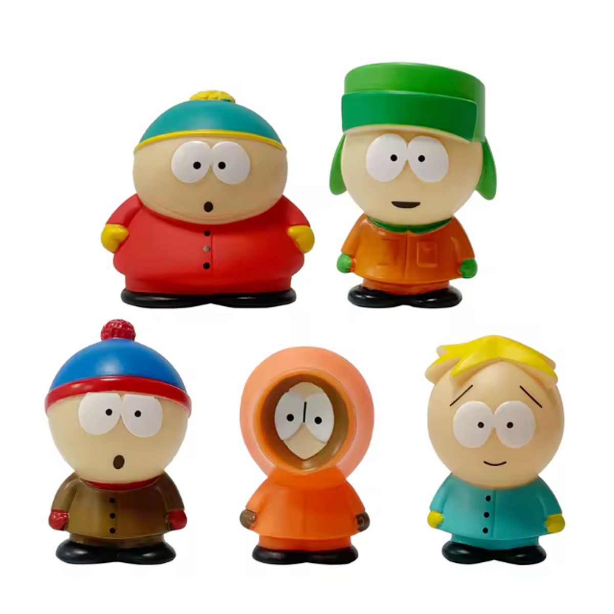 GENERICO - Set de Figuras South Park – Colección 5 Personajes - Figuras Decorativas 5 a 7 cm