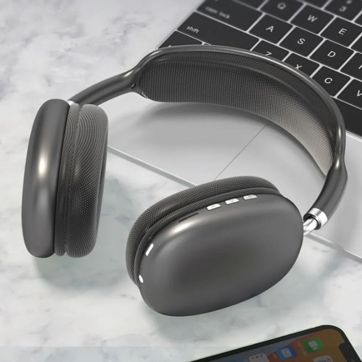 GENERICO - Audífonos Bluetooth P9 PRO MAX - Negro