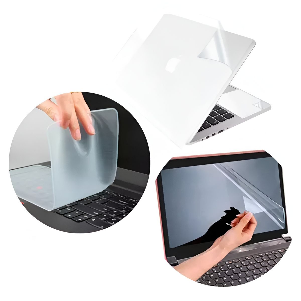 GENERICO - Combo protector de pantalla + teclado + skin para laptop 15.6 ó 16