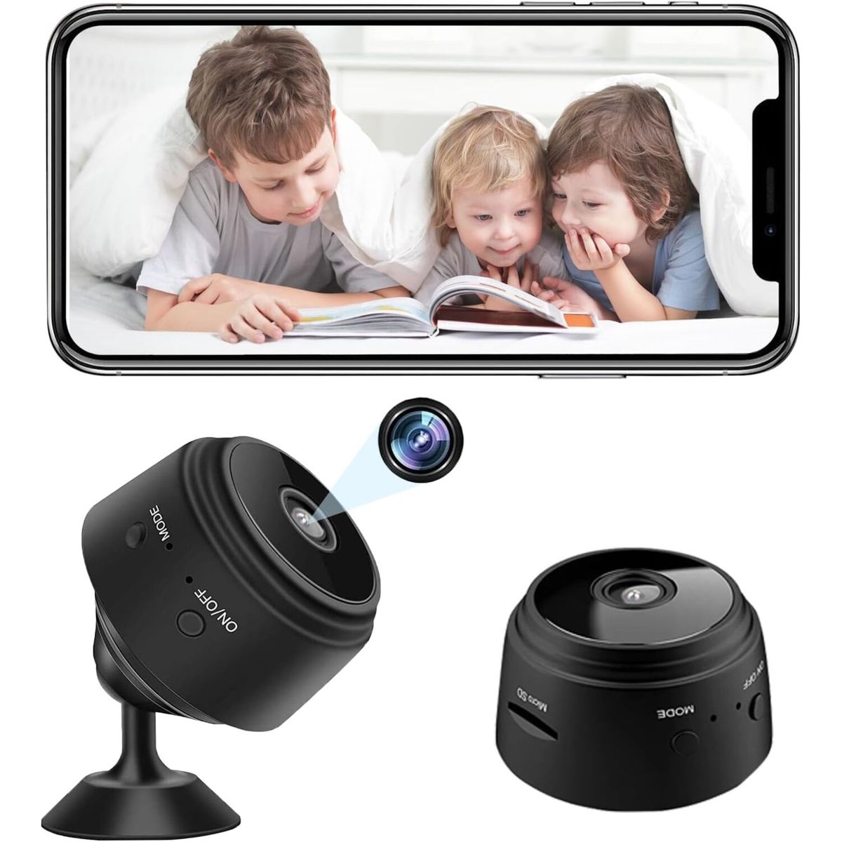 Mini Cámara Espía Wifi A9, Vigila en tiempo real desde tu celular, marca GENERICO - Foto Principal