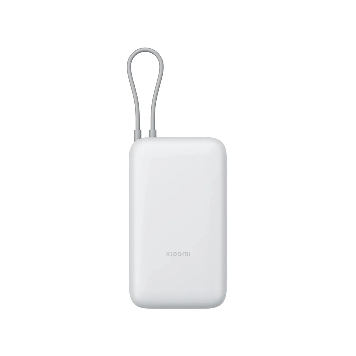 XIAOMI - Batería externa Xiaomi Power Bank 20000mAh Integrated Cable Light Gray