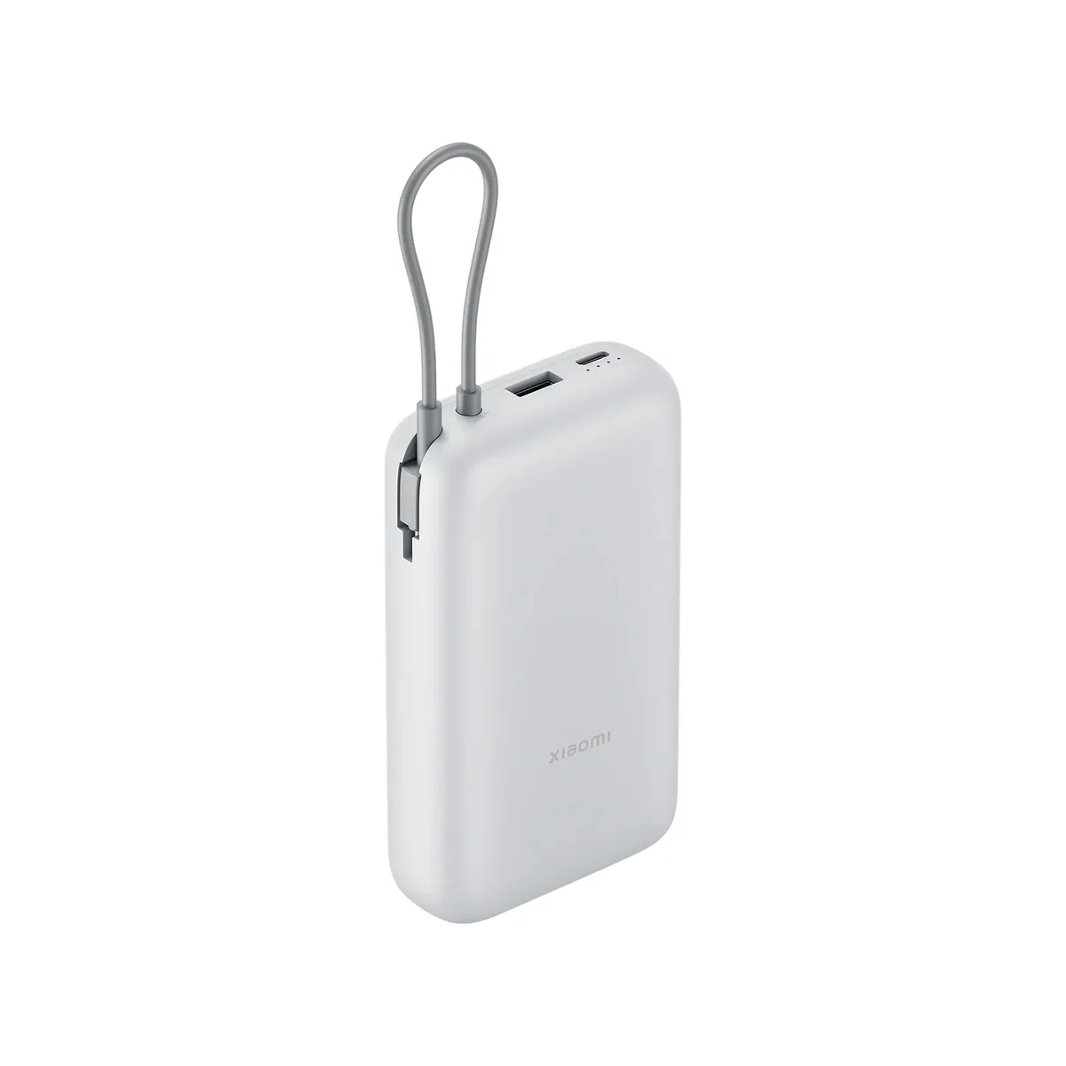 XIAOMI - Batería externa Xiaomi Power Bank 20000mAh Integrated Cable Light Gray