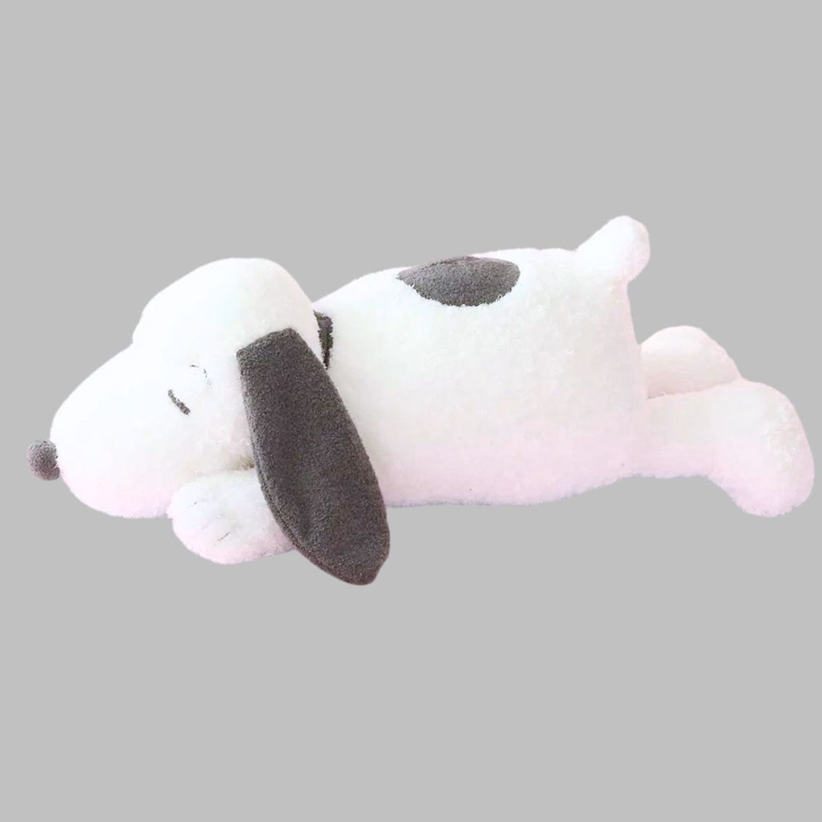 GENERICO - Peluche Soopy Dormido Blanco - Mide 33 cms largo
