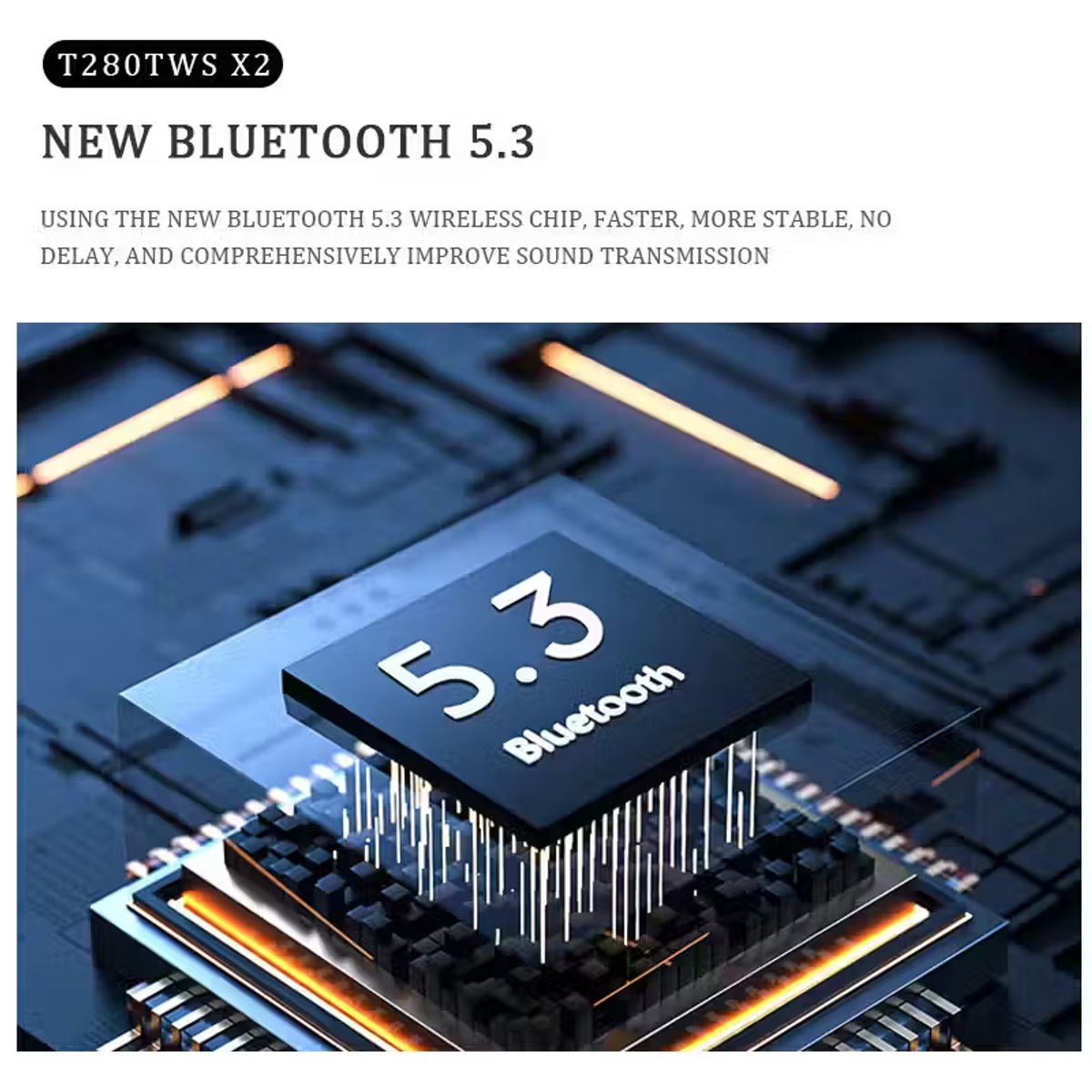 JBL - Audífonos Bluetooth JBL T280TWS X2