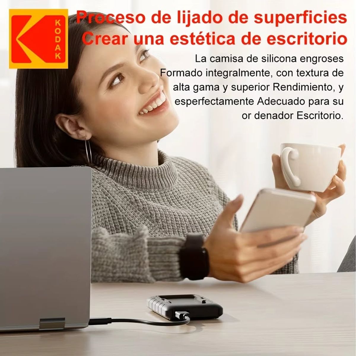 KODAK - KODAK P110 512GB 2,5 ''HDD disco duro externo portátil USB 3,0 5Gbps