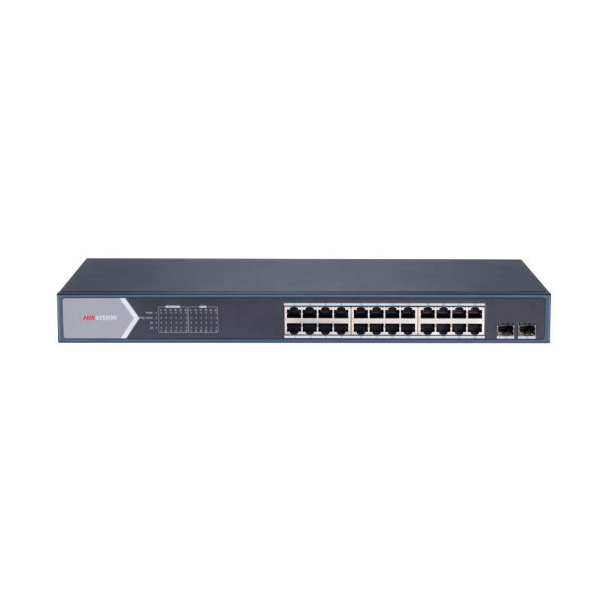 HIKVISION - SWITCH ADMINIS 24 POE ALL 1000M (1G) + 2 UP SFP (1G)