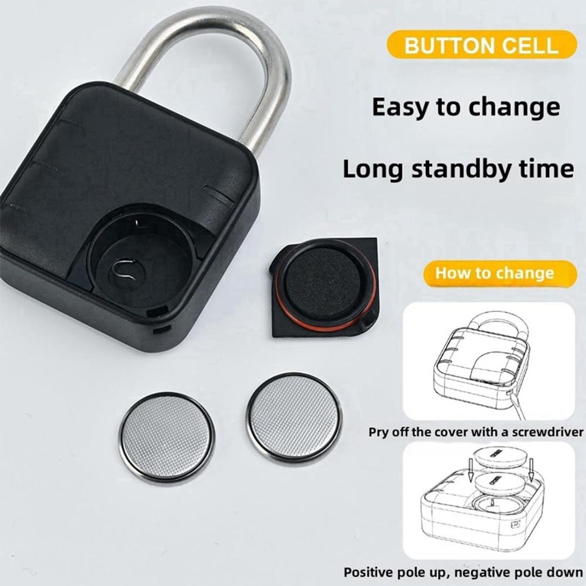 MN ELECTRONICS - Candado Inteligente Bluetooth Apertura con Huella TUYA PST-SY12
