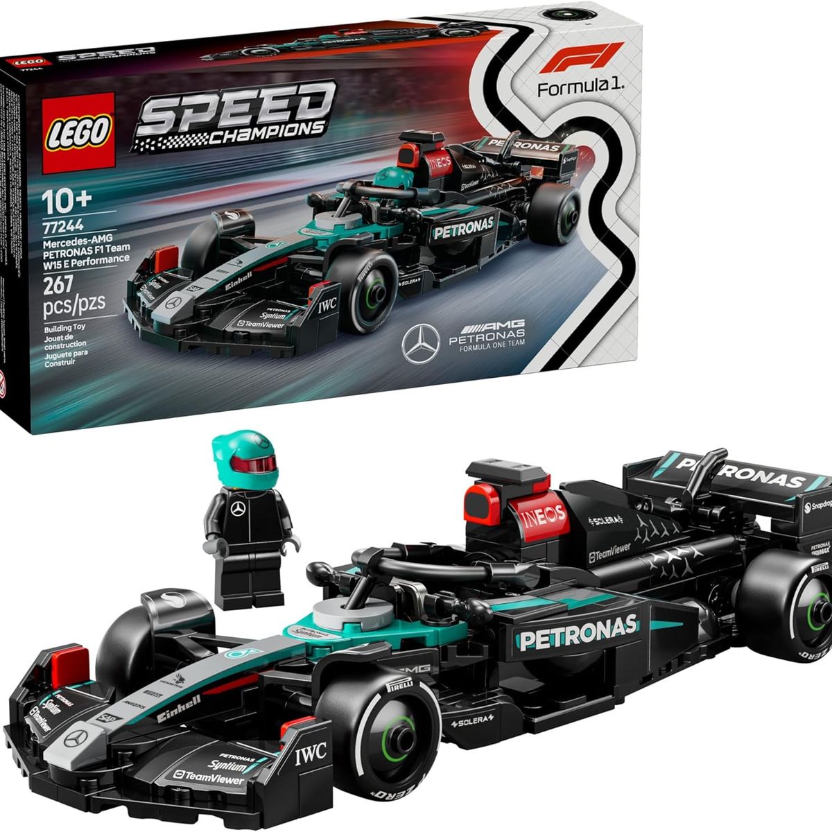 LEGO - LEGO Speed Champions 77244 Auto de Carreras Mercedes-AMG F1® W15