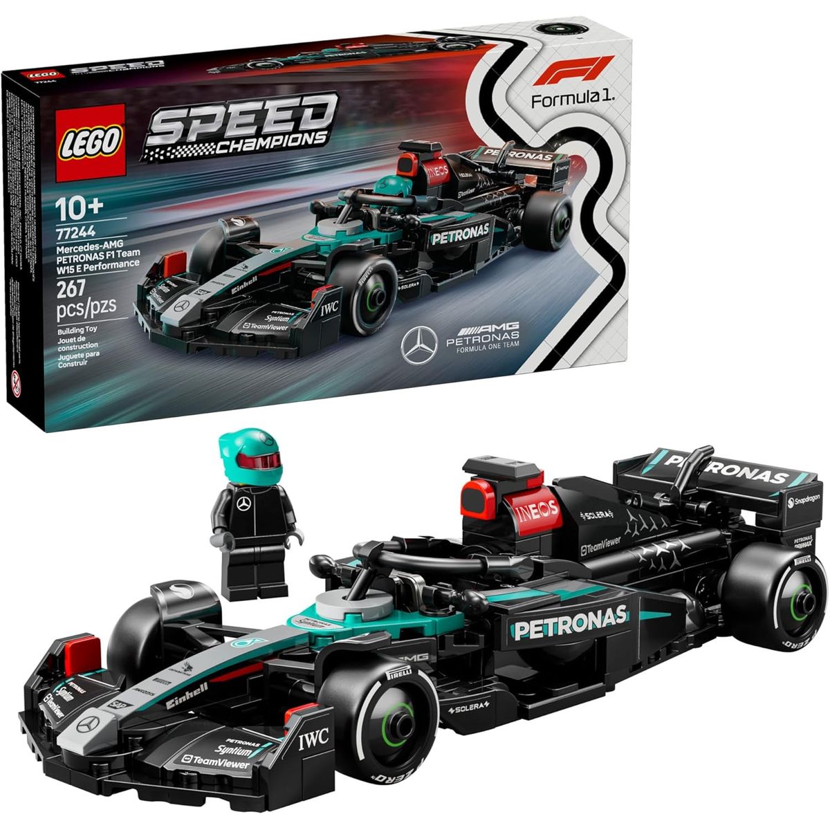 LEGO - LEGO Speed Champions 77244 Auto de Carreras Mercedes-AMG F1® W15