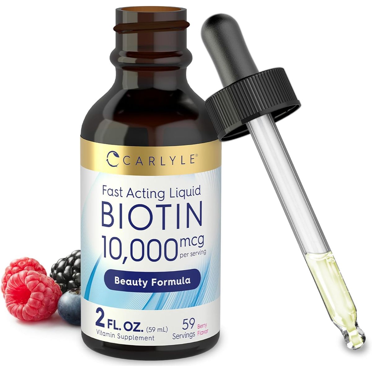 NATURAL BALANCE - Carlyle-Biotina Líquida Organica 10,000 mcg 59 ml