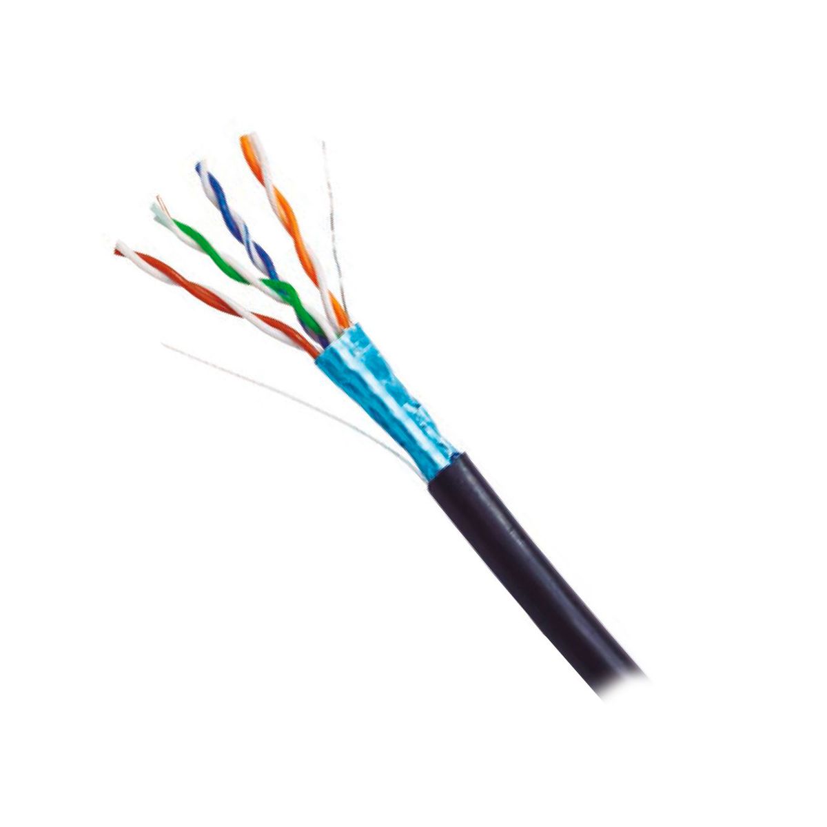 DIXON - CABLE DE RED DIXON 8041STP CAT.5 4PX24AWG 305M NEGRO P-N 8041