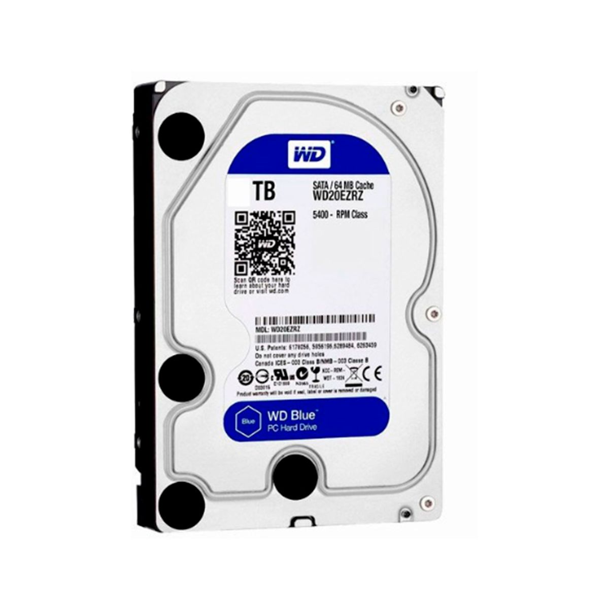 WESTER DIGITAL - DISCO DURO INTERNO WESTERN DIGITAL 1TB SATA BLUE P-N WD10EZEX-00BBHA0