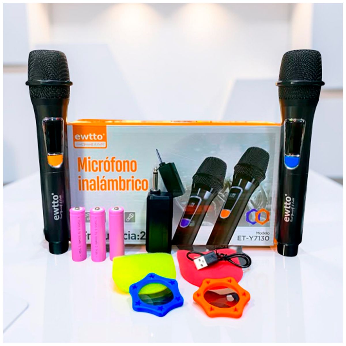 GENERICO - Micrófonos Inalámbricos EWTTO ET-Y7130