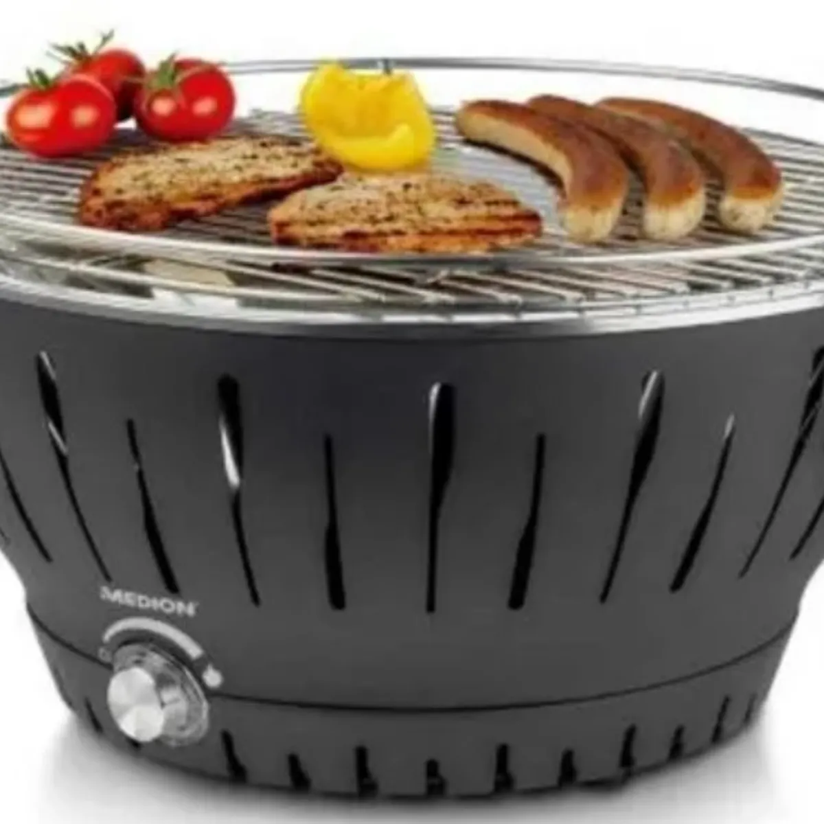 GENERICO - Parrila asador portatil a carbón 38x20x38cm