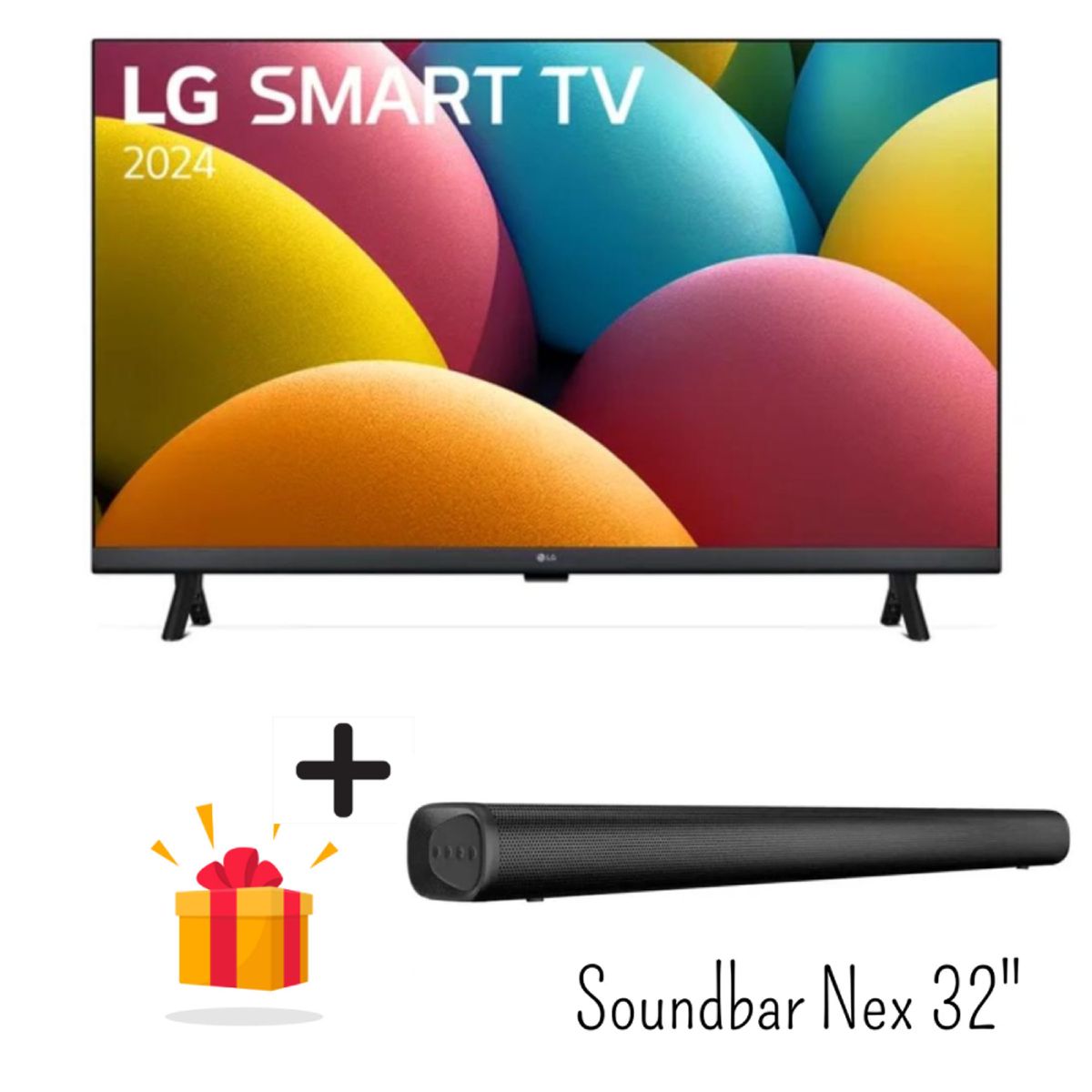 LG - Televisor LG Smart TV 32 LED HD 32LR600 + Barra de sonido